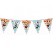 Flag banner Paw Patrol Skye and Everest