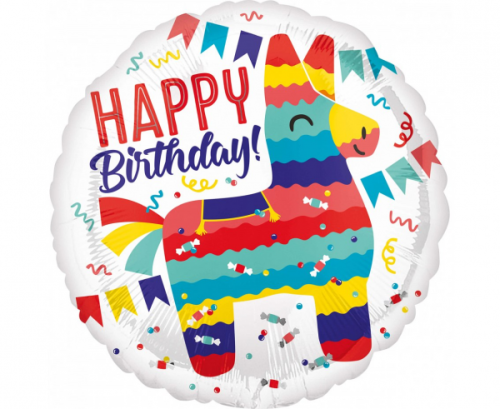 Standard Pinata Party Foil Balloon S40 packaged