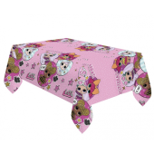 Plastic table cover LOL Glitterati, size 120x180 cm