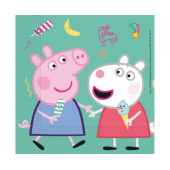 Papīra salvetes Peppa Pig, izmērs 33x33 cm, 20 gab