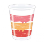 Plastic cups Birthday Cake, 200 ml, 8 pcs.