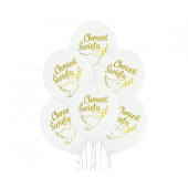 D11 balloons Holy Baptism PA002 1C2S, 6 pcs