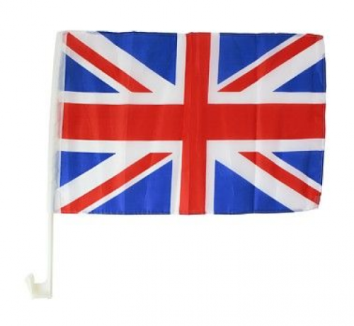 Great Britain flag with fastening to the windshield - 2 pcs