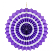 Dekoratīvā rozete &quot;Baltā svītra&quot; , lavanda, Treš. 40 cm&quot;