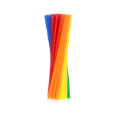 Drinking straws, assorted, size 8 x 240 mm / 500 pcs.