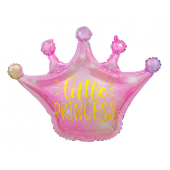 Foil balloon Little Princess Crown, 63 x 50