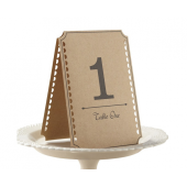 Table numbers Vintage, 10x15 cm, 1-12