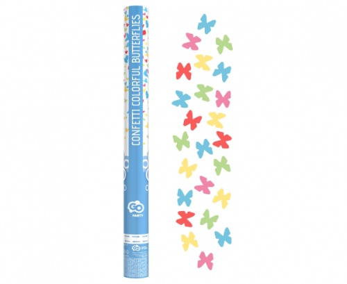 Confetti Cannon "Colourful Butterfly" / 60 cm