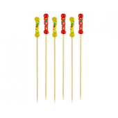Cocktail picks balls red and yellow, 120 pcs.