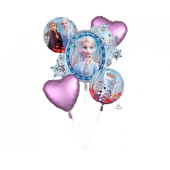 Balloon bouquet Frozen 2, 5 pcs