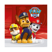 Papīra salvetes Paw Patrol Ready for Action, 33x33 cm, 20 gab.