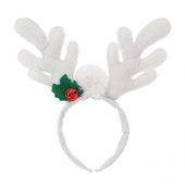 Antler headband, silver