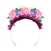 Tiara with fringes  Floral Tea Party, 4 pcs