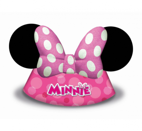 Paper hats "Minnie Happy Helpers" , 6 pcs