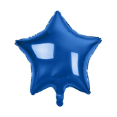 Folija balons Star, tumši zils, 19&quot;