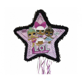LOL shaped drum pull pinata