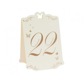 Table numbers Flutter By, 10x15 cm, 13-24