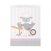Party bags Farmhouse 1 st Birthday, pink, 10 pcs