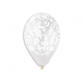 Balloon Premium Hel stained-glass leaves, transparent, 13