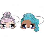 Paper masks LOL Glitterati, 6 pcs