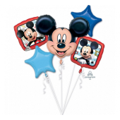 Balonu folijas pušķis P75 - &quot;Mickey Roadster Racers&quot;, 5 gab.
