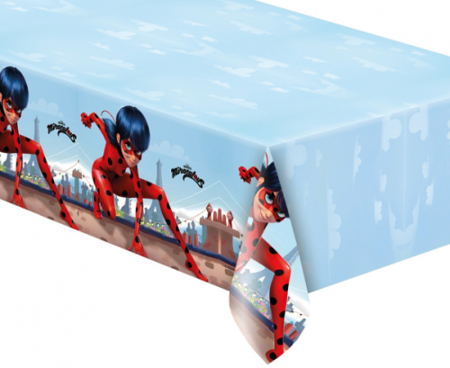 Plastic tablecover Miraculous, 33x33 cm, 20 pcs