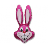 Folijas balons 75 сm; FX -Rabbit (rozā)
