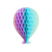 Decorative honeycomb Balloon, multicolour, 20 cm
