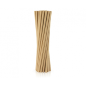 Paper drinking straws, craft paper,  6x200mm/ 250 pcs