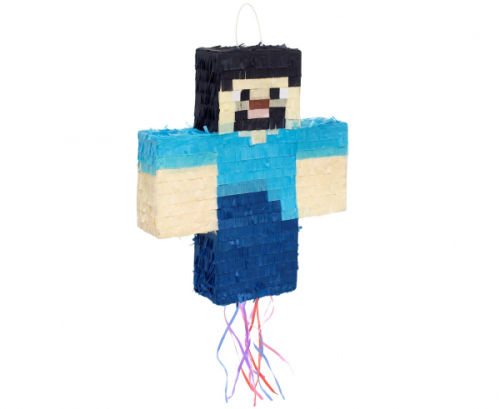 Mr. Pixel pinata, size 40x7.5x28 cm