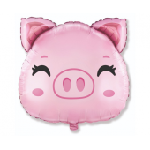 Воздушный шар фольгированный 75 cм;FX - Piggy