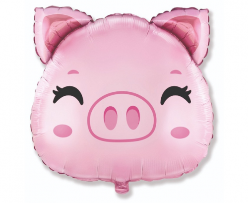 Воздушный шар фольгированный 75 cм;FX - Piggy