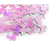 Papīra konfeti Unicorns, zaigojošs, 12 g