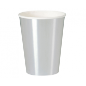 Paper cups, silver, 8 pcs.