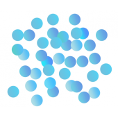 Foil confetti Circles, 1.5 cm, 18g, turquoise