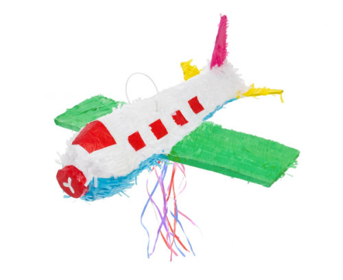 Plane pinata, size 46x44x11 cm