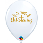 Balloon QL 11" with overprint On your Christening / 25 pcs