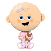 Folijas balons 38 collas QL SHP &quot;Baby Girl&quot;