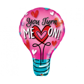 Foil balloon 40" QL SHP - You turn me on