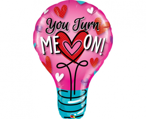 Foil balloon 40" QL SHP - You turn me on