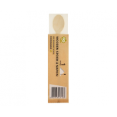 Eco-friendly collection - wooden spoon and napkin, 1 set