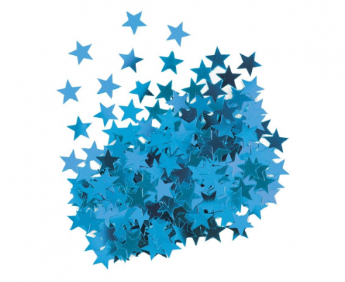 Confetti Stars, blue