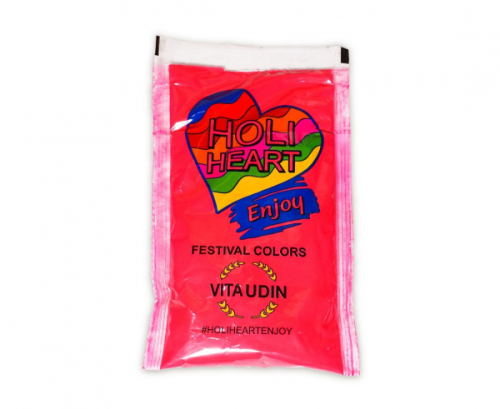 Festival powder Holi Heart, crimson, 120 g