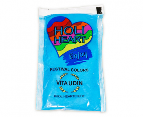 Festival powder Holi Heart, blue, 120 g