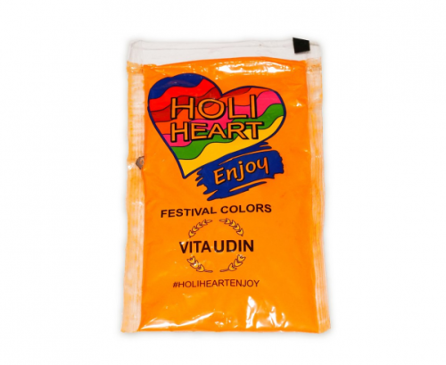 Festival powder Holi Heart, orange, 120 g