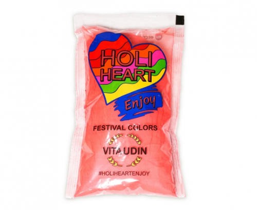 Festival powder Holi Heart, pink, 120 g