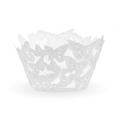 Butterflies cake wrappers, 6 pcs