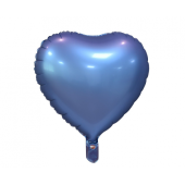 Folijas balons &quot;Sirds&quot;, matēts, violets, 18 collas