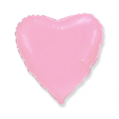 Folijas balons JUMBO FX Heart, pūderrozā