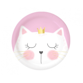 Paper plates Cat, 18 cm, 6 pcs.